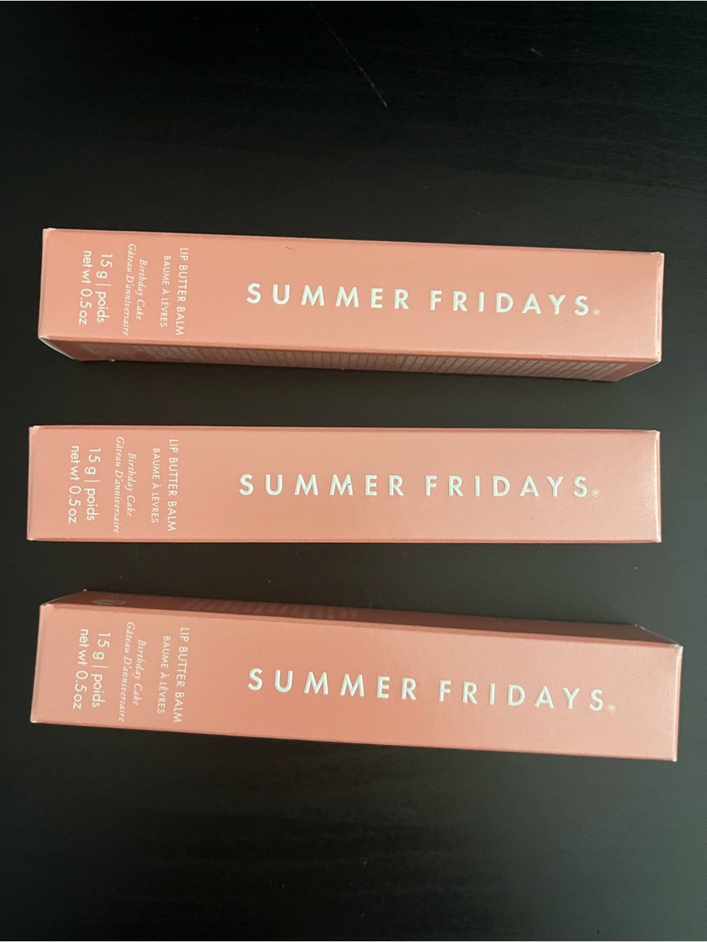 Summer Fridays Lip Birthday Cake